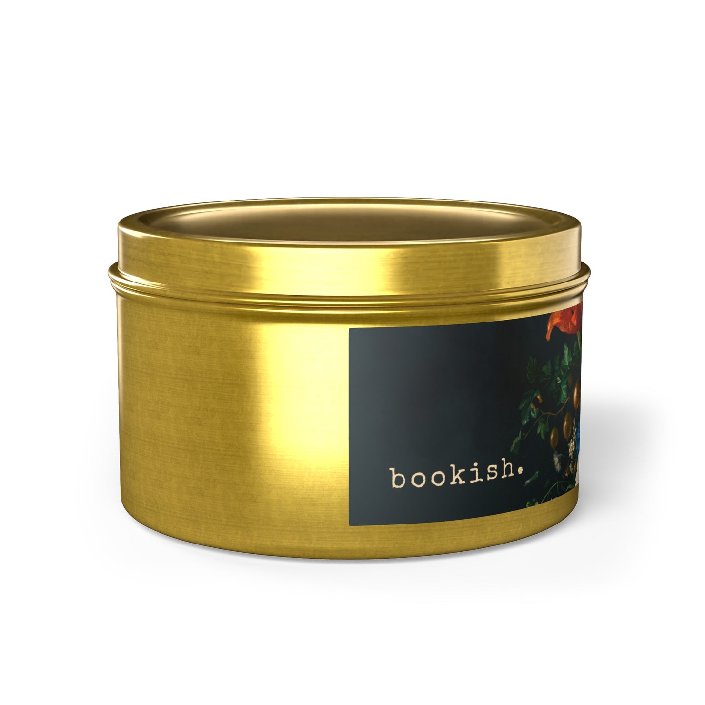 Bookish Floral Tin Candle 4oz or 8oz