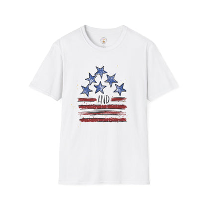 Stars and Stripes Softstyle T-Shirt