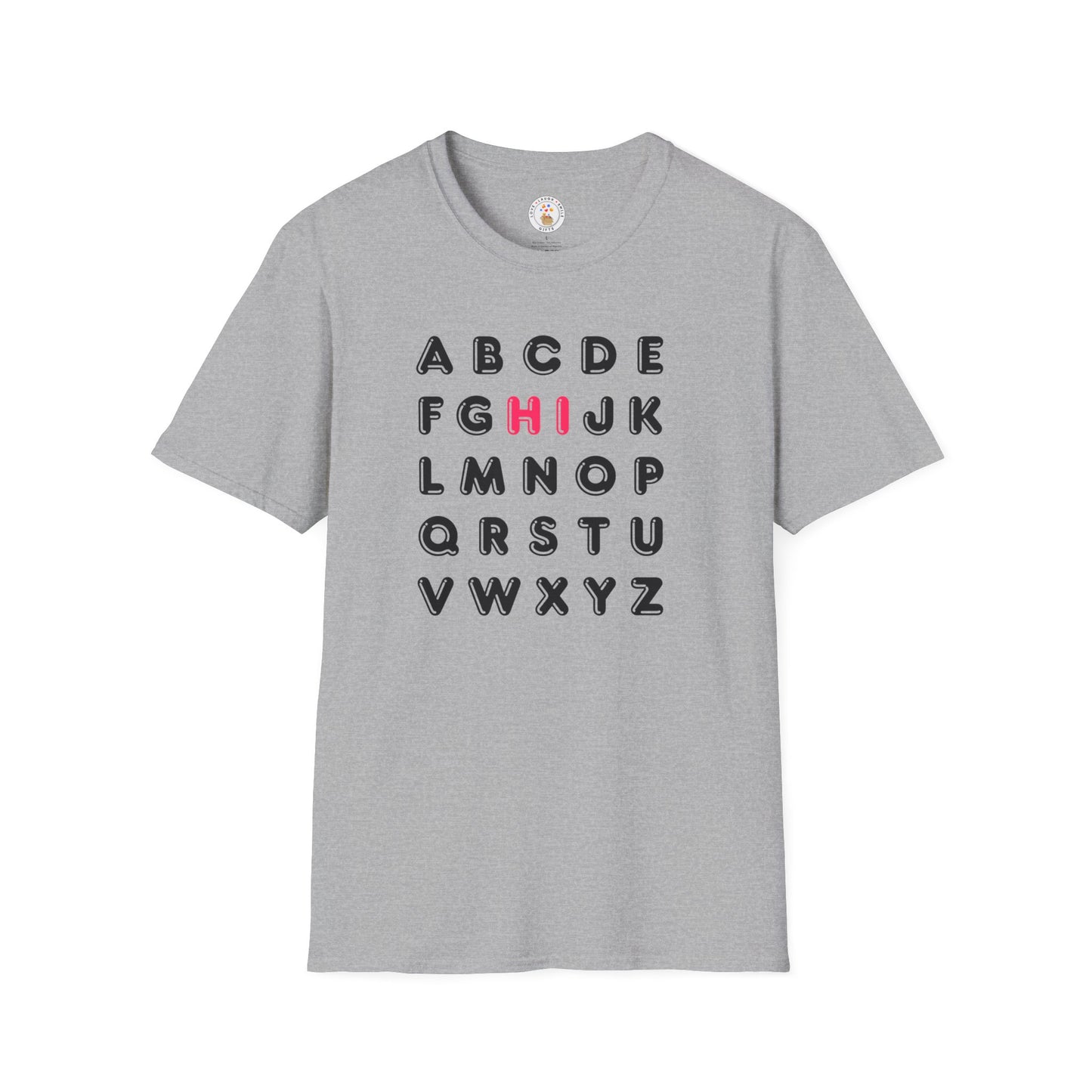 Friendly Alphabet Softstyle T-Shirt