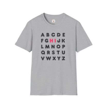 Friendly Alphabet Softstyle T-Shirt