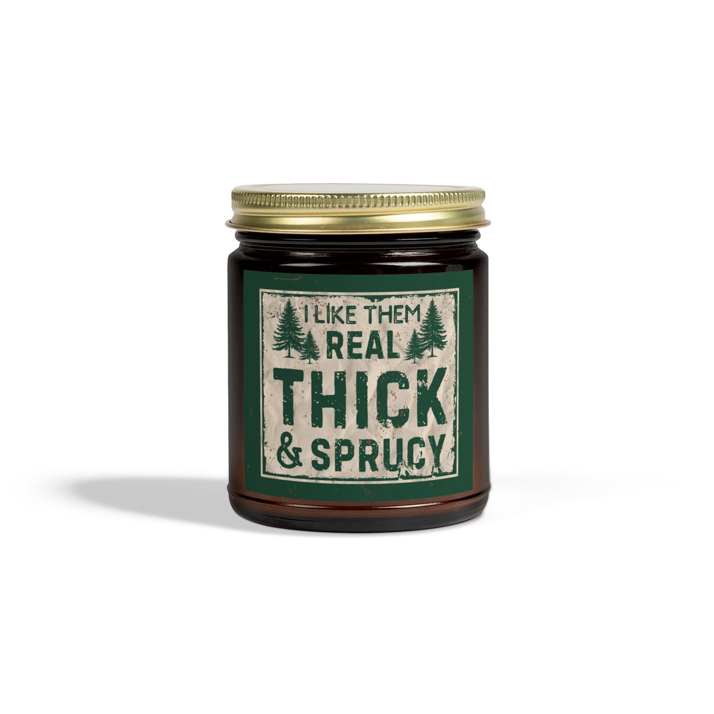 Thick & Sprucy Amber Jar Candles