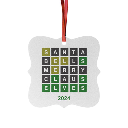 Word Puzzle Aluminum Ornaments