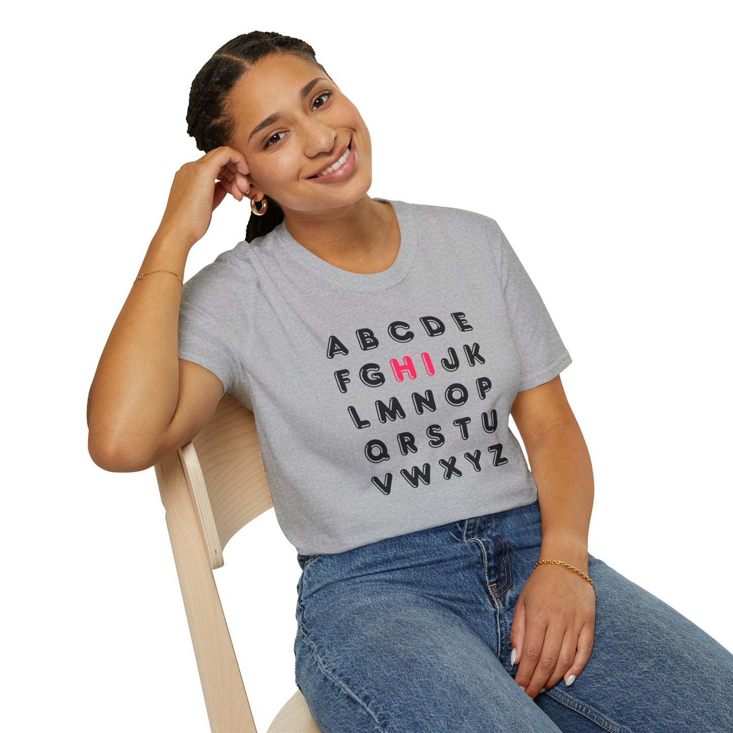 Friendly Alphabet Softstyle T-Shirt