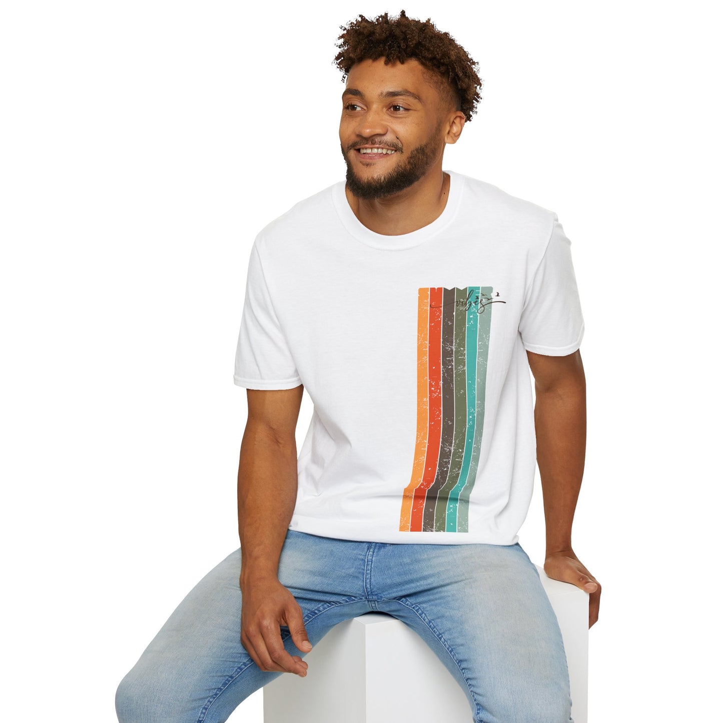 Retro Summer Vibes Softstyle T-Shirt