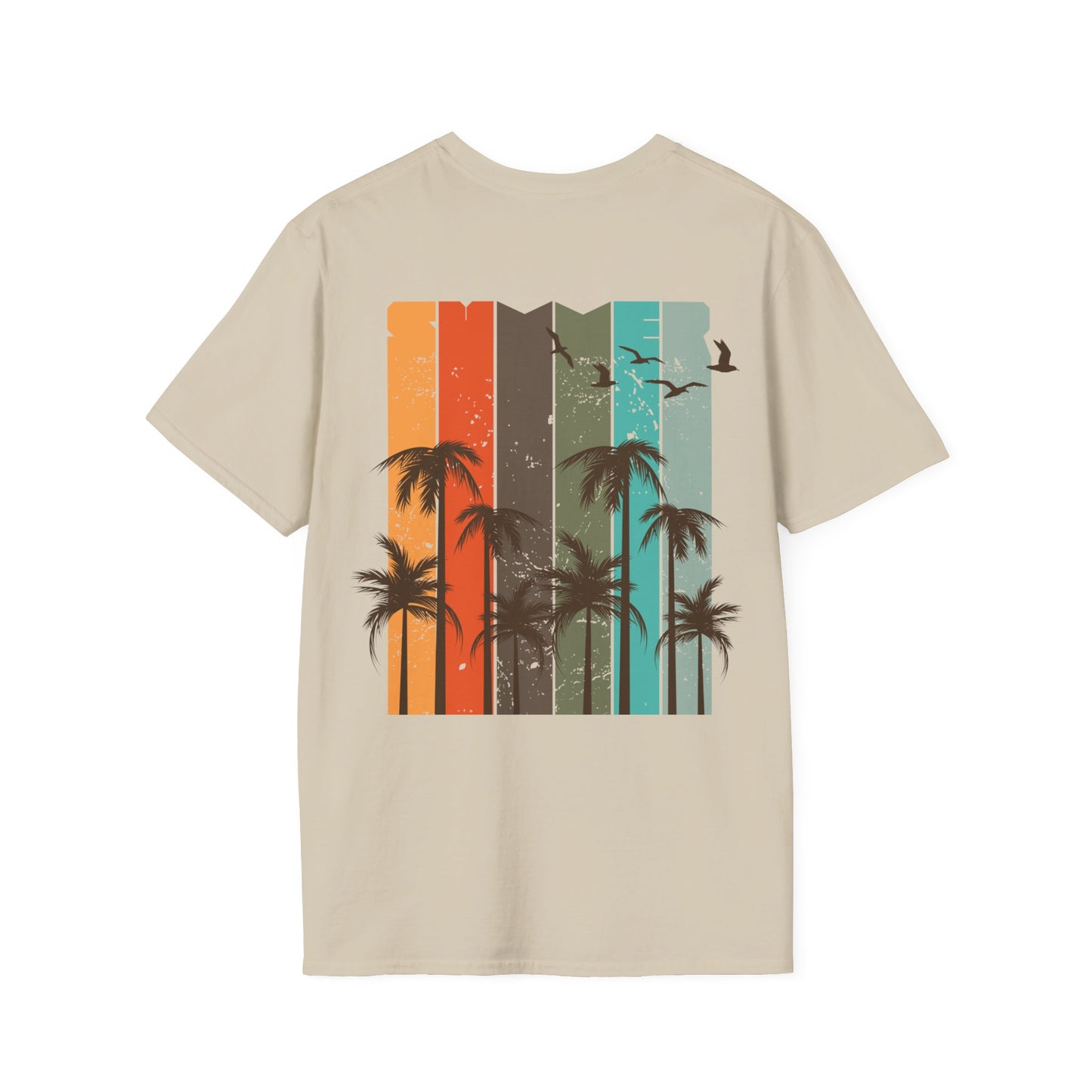 Retro Summer Vibes Softstyle T-Shirt