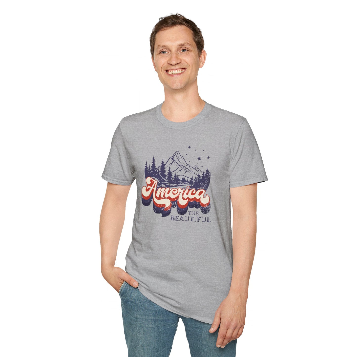 America the Beautiful Softstyle T-Shirt