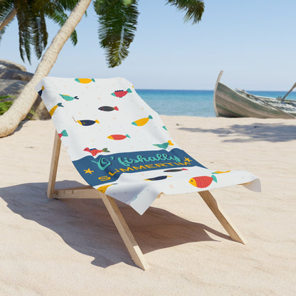 O'fishally Summer Beach Towel