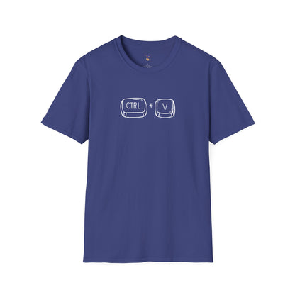 Control Paste Keyboard Duo Softstyle T-Shirt Adult