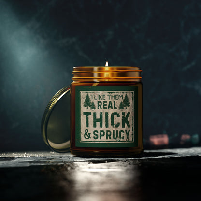 Thick & Sprucy Amber Jar Candles