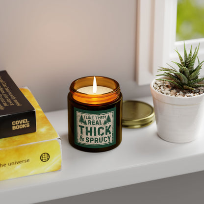 Thick & Sprucy Amber Jar Candles