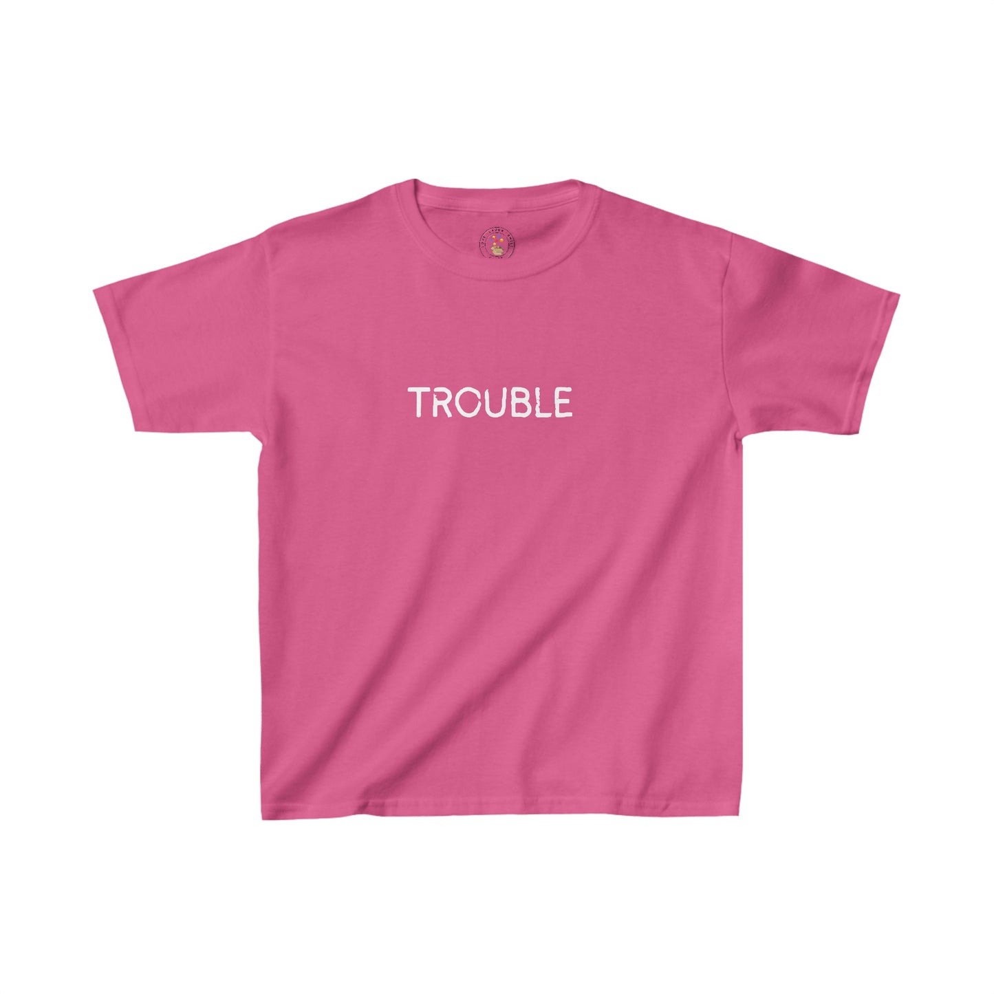 Trouble Cotton T-Shirt Kids