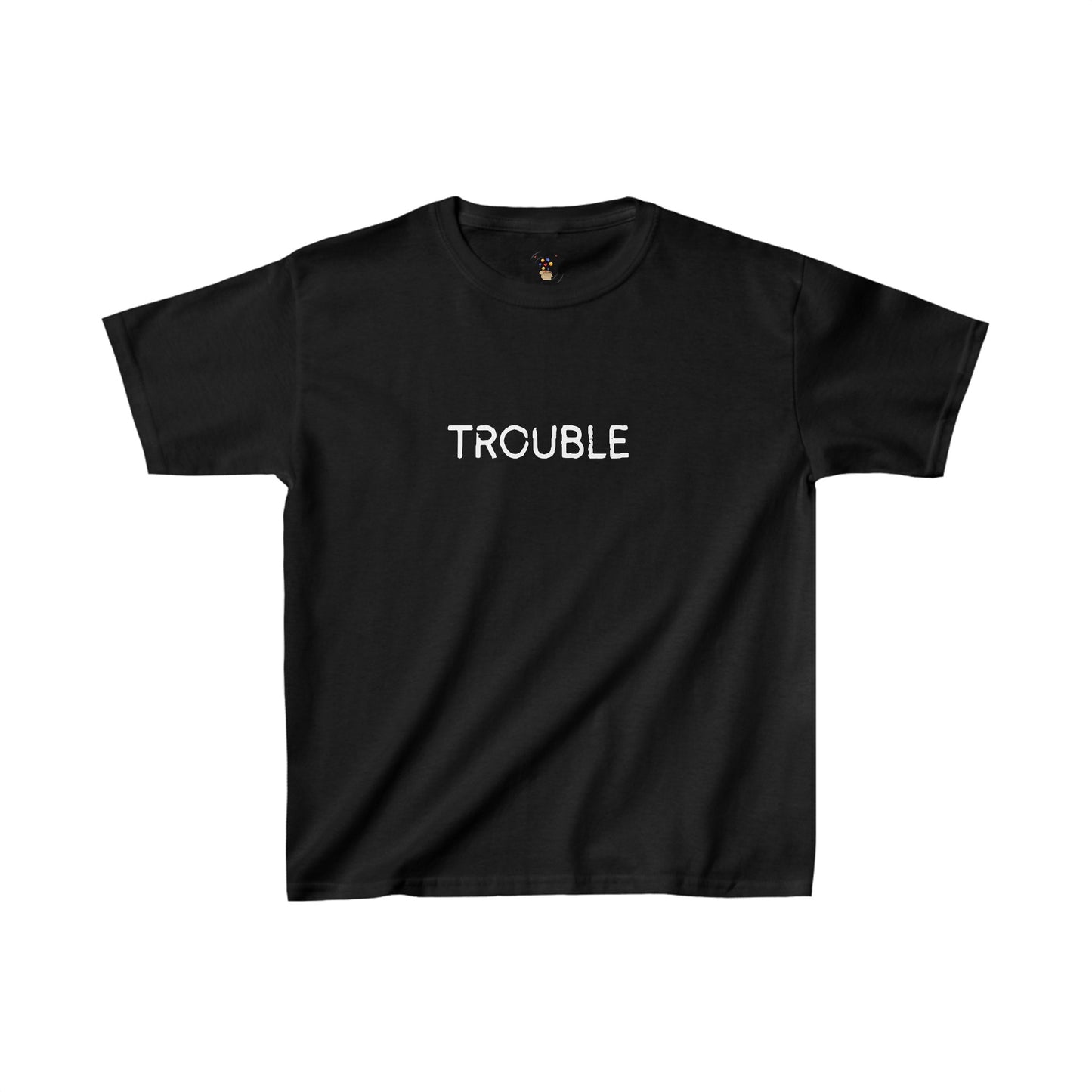 Trouble Cotton T-Shirt Kids