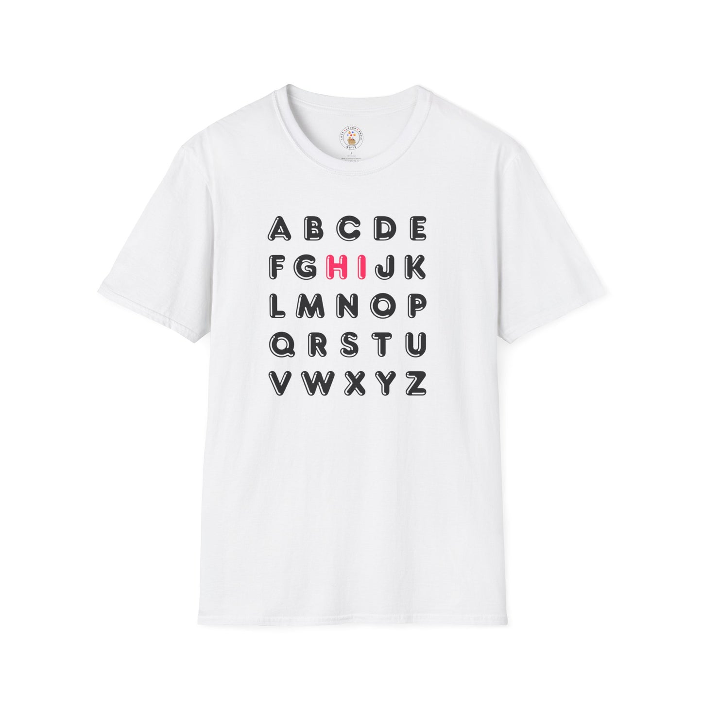 Friendly Alphabet Softstyle T-Shirt