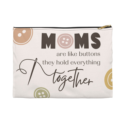 Mom's Button Accessory Pouch