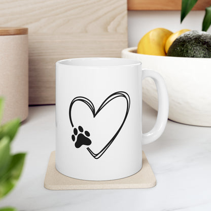 Cat Mom Ceramic Mug, 11oz