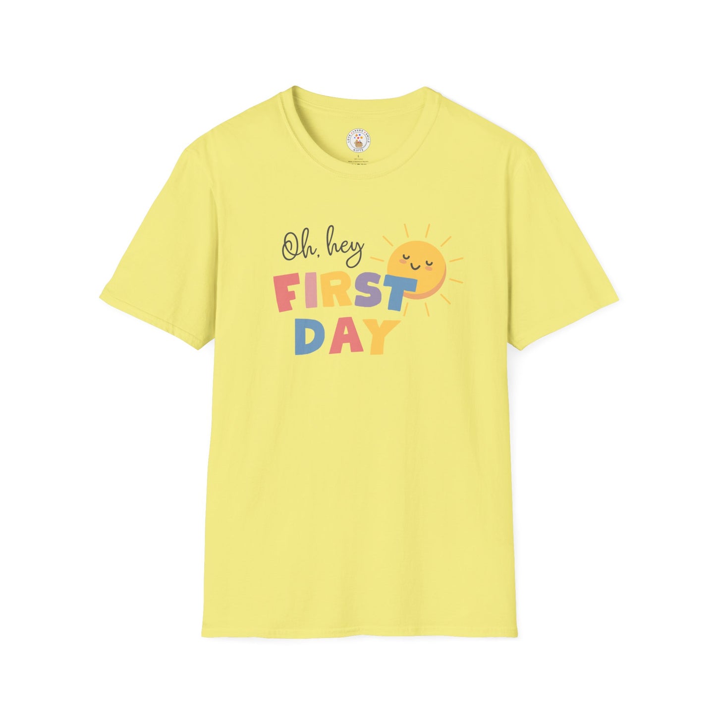 First Day Sunshine Softstyle T-Shirt