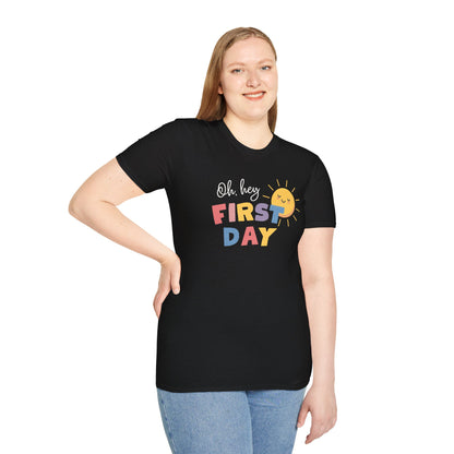 First Day Sunshine Softstyle T-Shirt