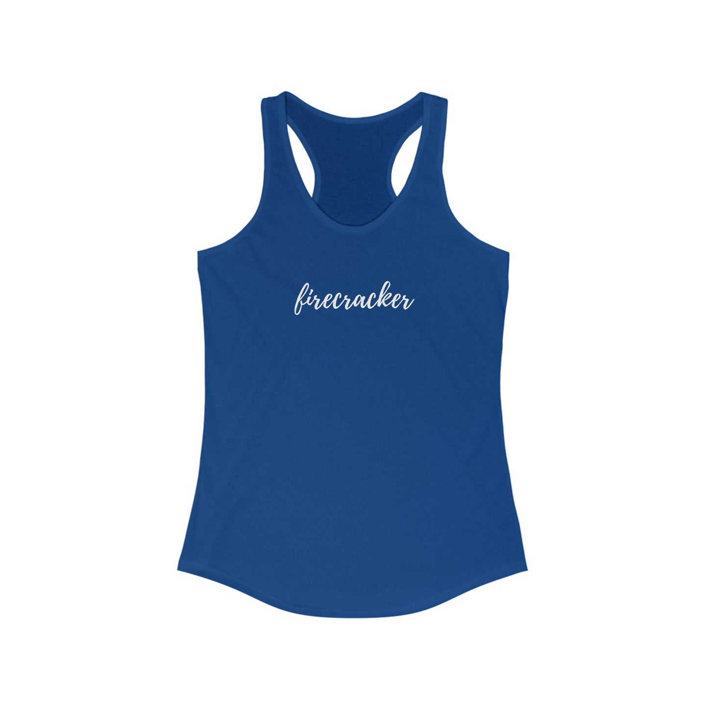 Firecracker Woman's Racerback Tank