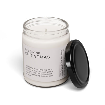 It's Giving Christmas Scented Soy Candle, 9oz