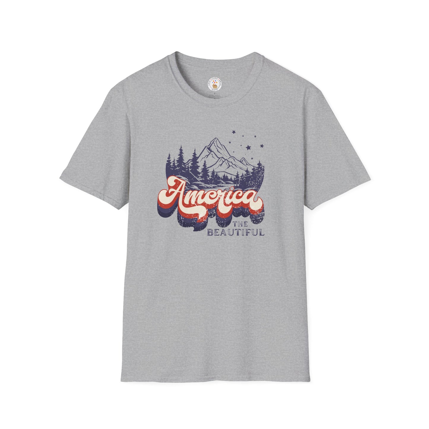 America the Beautiful Softstyle T-Shirt