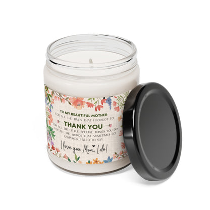 Mom Thank You Scented Soy Candle, 9oz