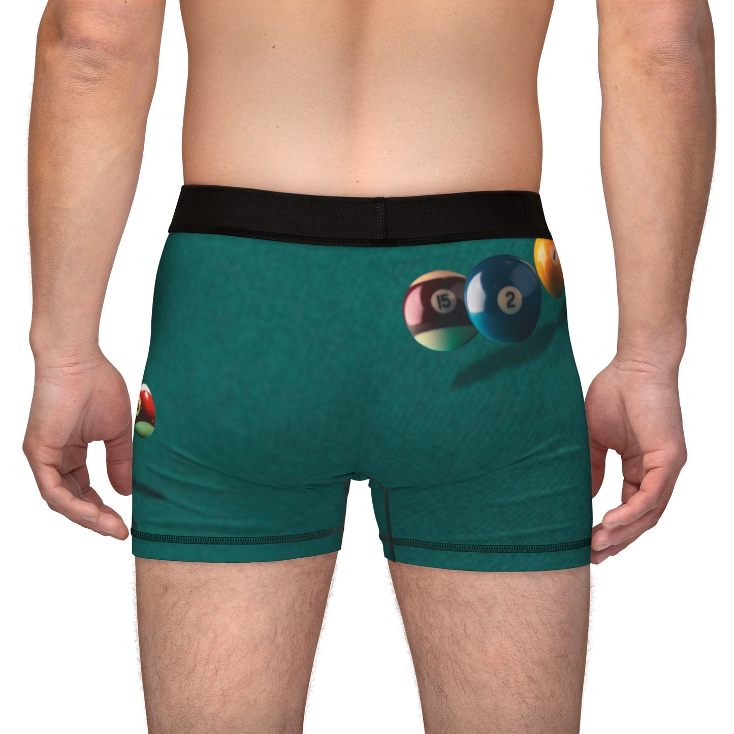 Rack 'em Men's Billard Boxers