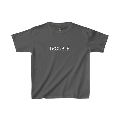 Trouble Cotton T-Shirt Kids