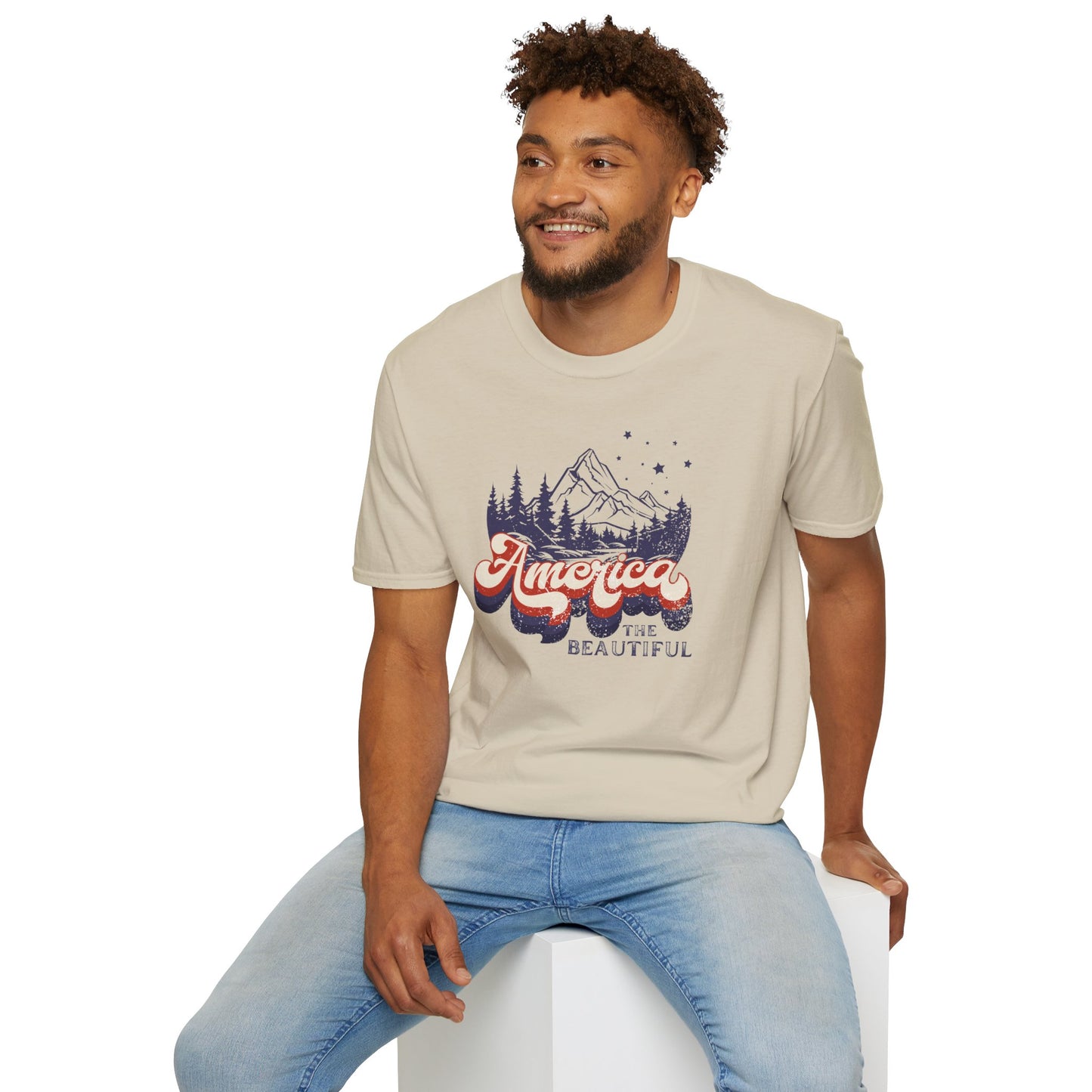 America the Beautiful Softstyle T-Shirt