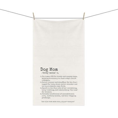 Dog Mom Cotton Kitchen Towel