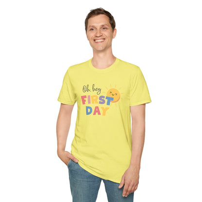 First Day Sunshine Softstyle T-Shirt