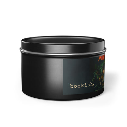 Bookish Floral Tin Candle 4oz or 8oz