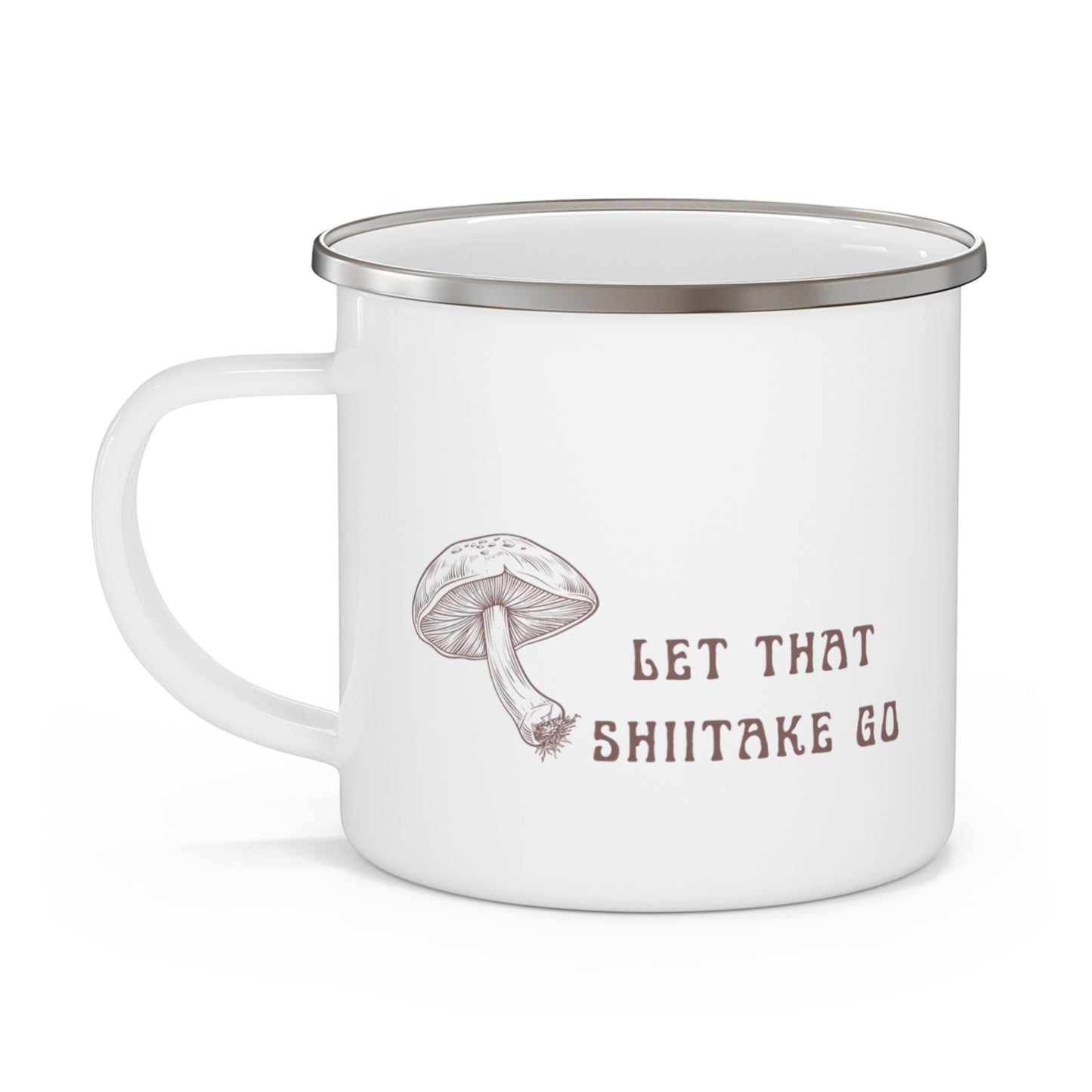 Shiitake Enamel Camping Mug