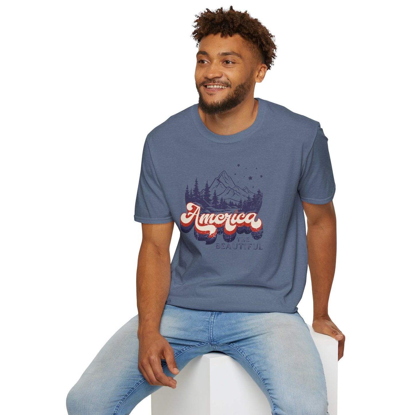 America the Beautiful Softstyle T-Shirt