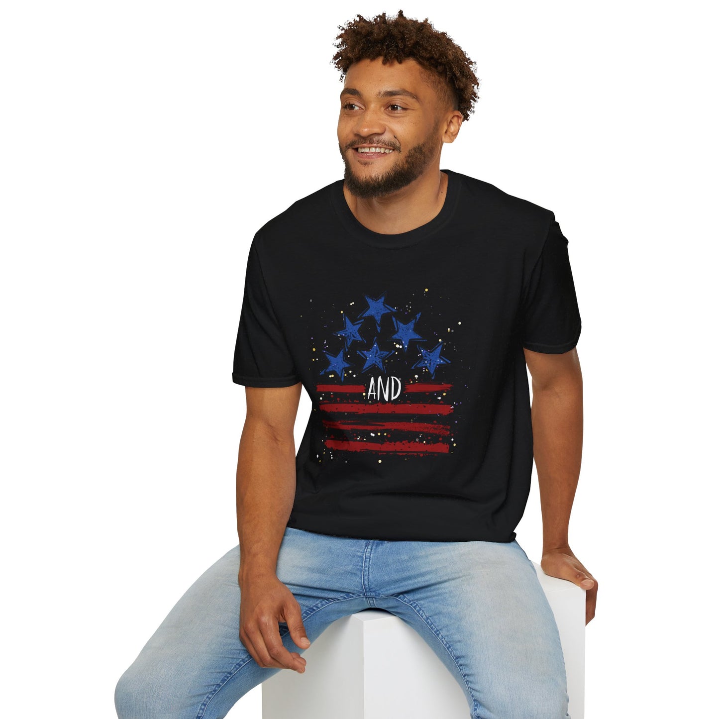 Stars and Stripes Softstyle T-Shirt