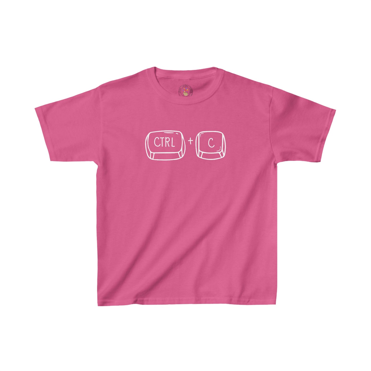 Control Copy Keyboard Duo Cotton T-Shirt Kids