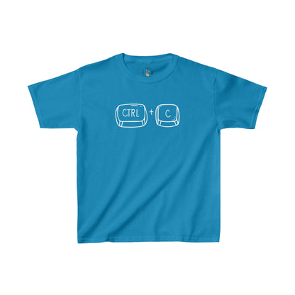 Control Copy Keyboard Duo Cotton T-Shirt Kids