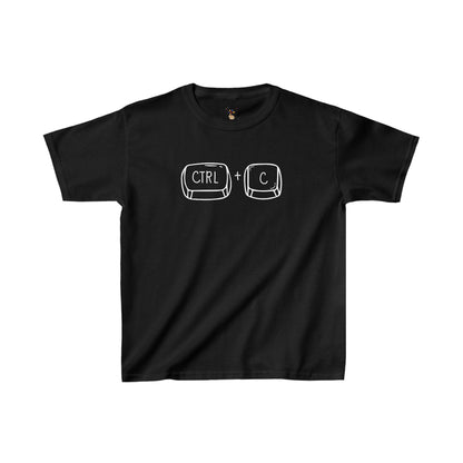 Control Copy Keyboard Duo Cotton T-Shirt Kids