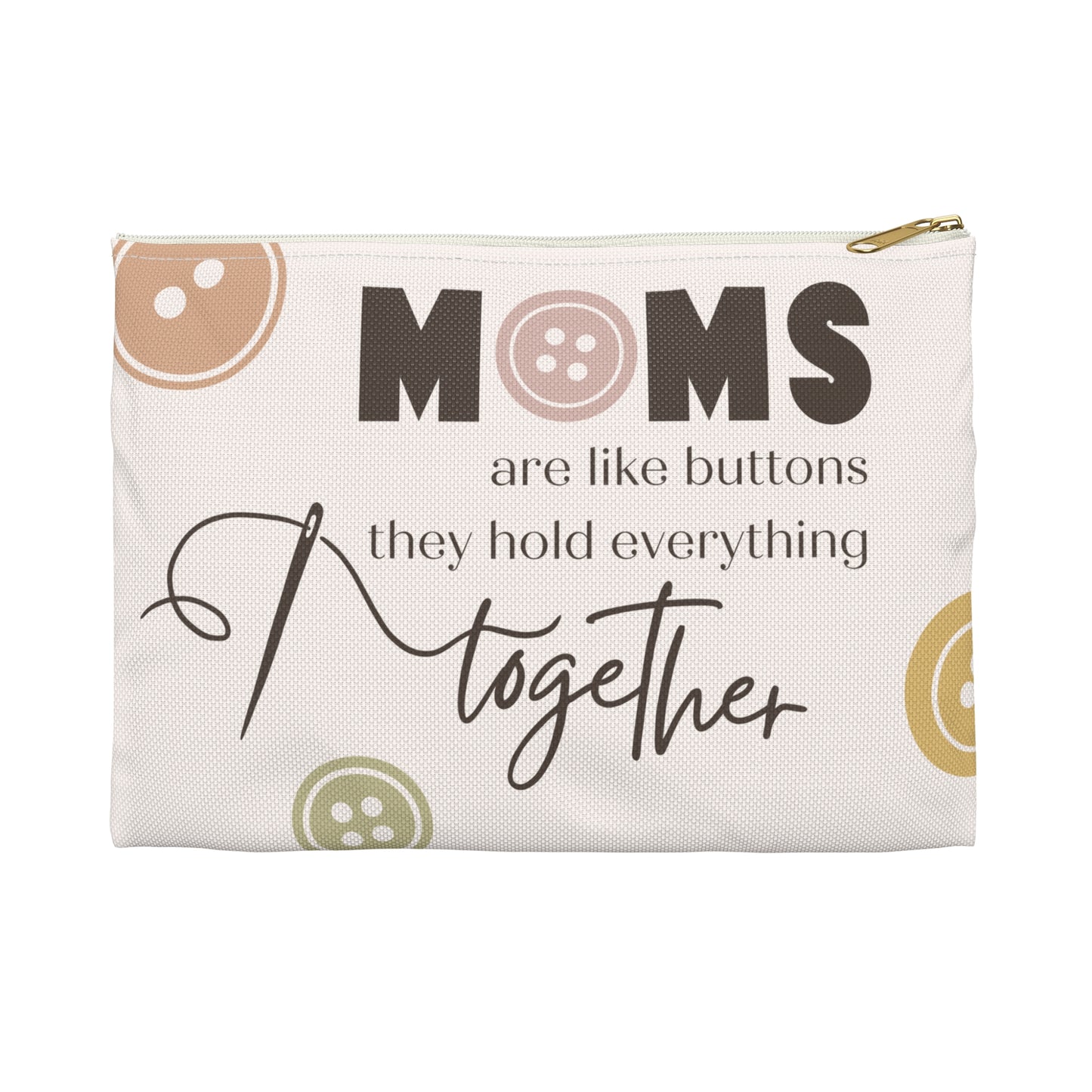 Mom's Button Accessory Pouch