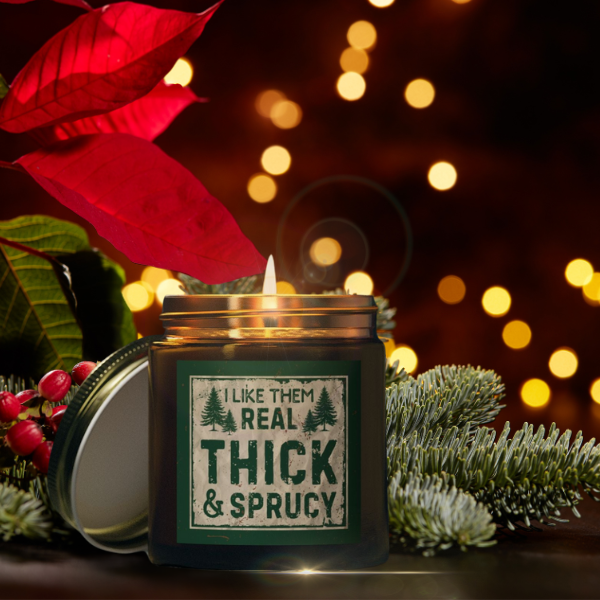 Thick & Sprucy Amber Jar Candles