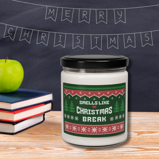 Smells Like Christmas Break Soy Candle, 9 oz.