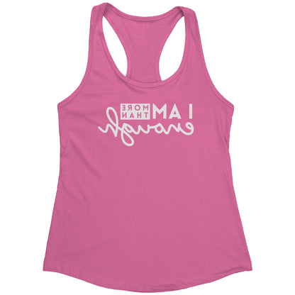 SELFIE CARE  I Am More Than Enough Racerback Tank